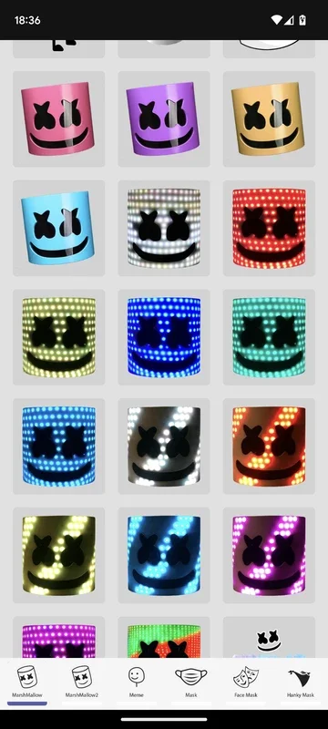 Marshmello Mask Photo Editor for Android - Add DJ's Mask to Photos