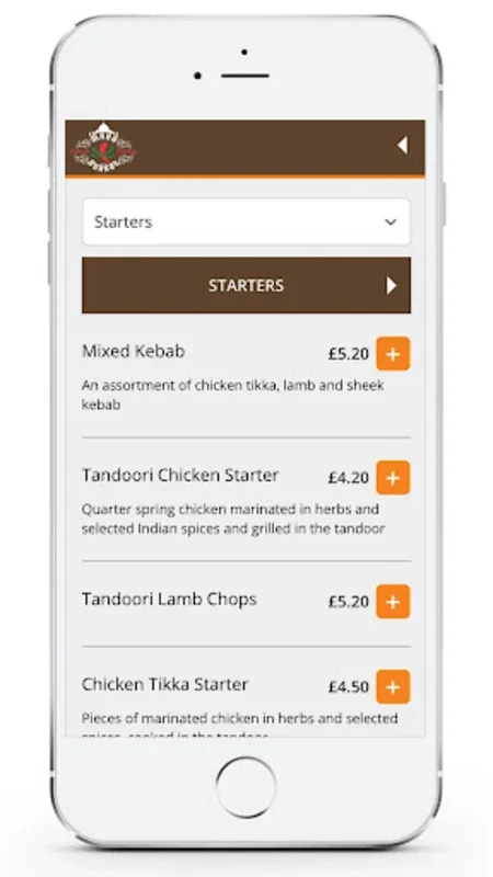 Maha Bharat for Android - Order Indian Cuisine Effortlessly