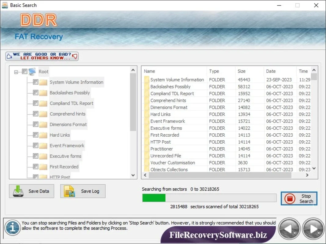 Fat File Recovery Program for Windows - Recover Damaged Files