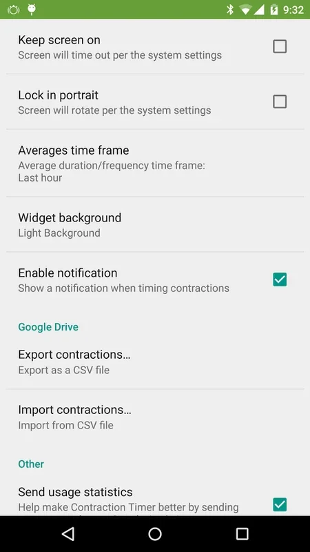 Contraction Timer for Android - Effective Labor Monitoring