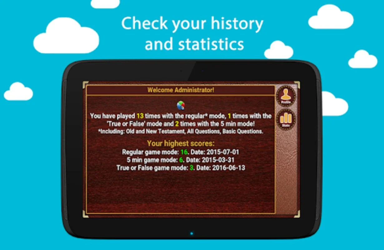 Bible Trivia for Android - No Downloading Required