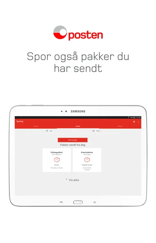 Sporing for Android - Streamline Parcel Management