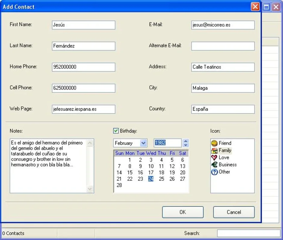 Phonebook for Windows - Simple Contact Management