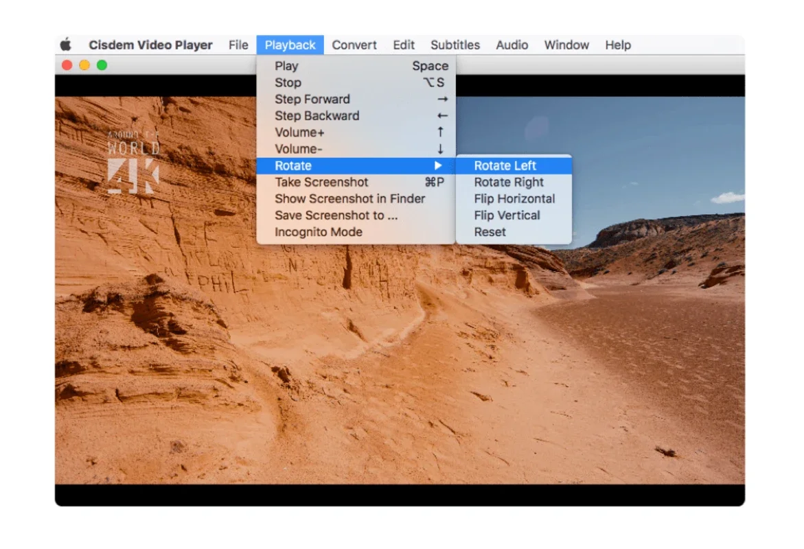 Cisdem Video Player for Mac - Play 5K & 1080p Videos