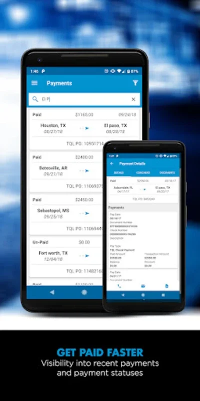 Carrier Dashboard for Android - Streamline Trucking Operations