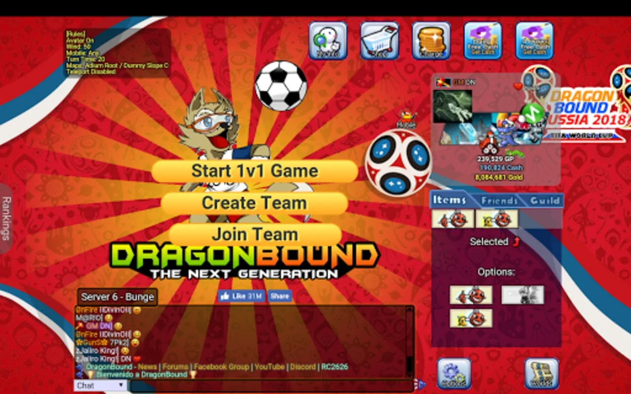 DragonBound for Android: Competitive Social Gaming