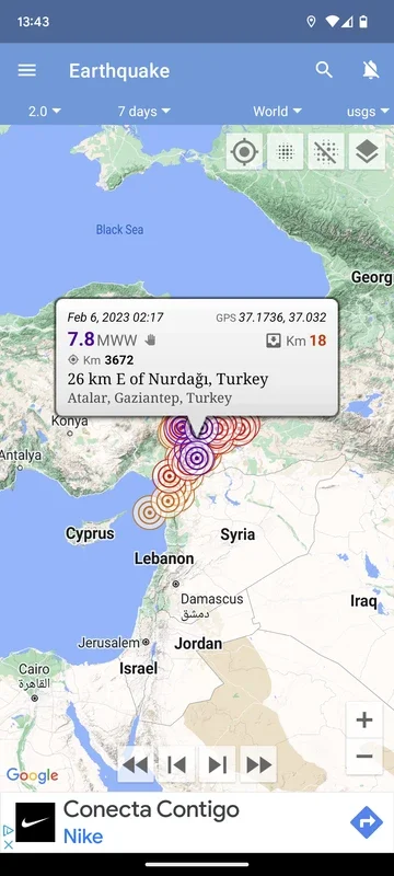 Earthquake for Android - Track Global Seismic Activity