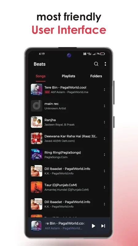 Beats - Music Player for Android: Seamless Audio Experience