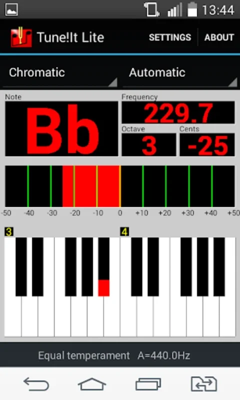 Tune!It Lite for Android - Precision Tuning App