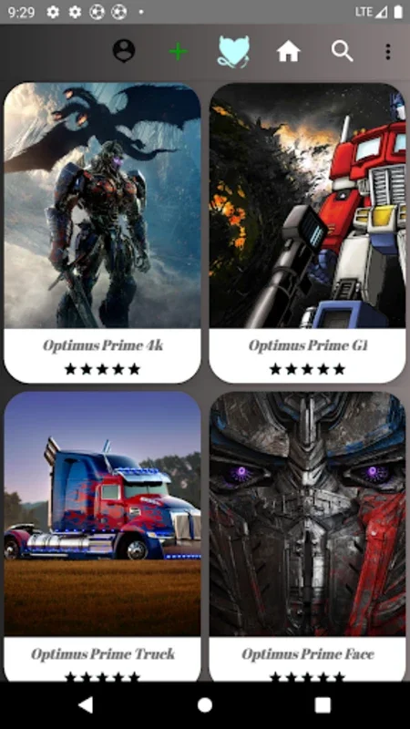 optimus 4k for Android - High-Quality Wallpapers at Your Fingertips