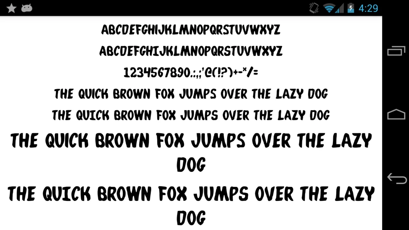 Hand Fonts 50 for Android: Transform Messages Visually