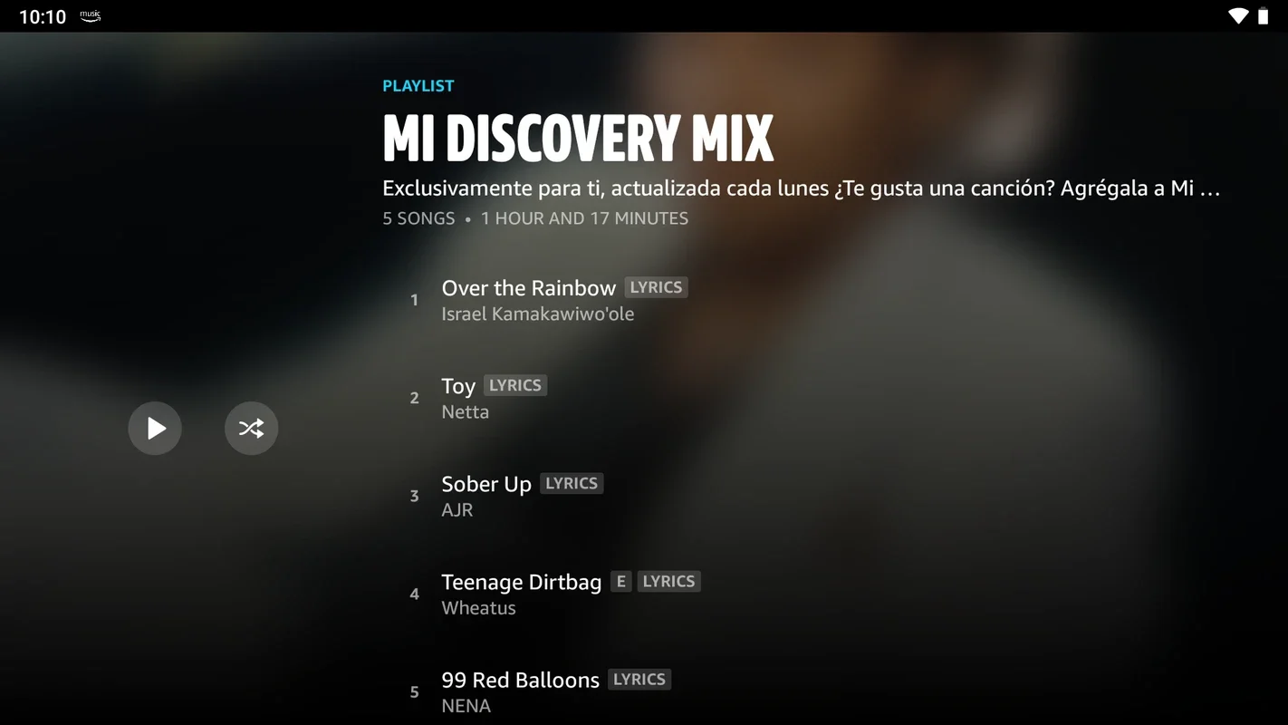 Amazon Music (Android TV) for Android TV Users