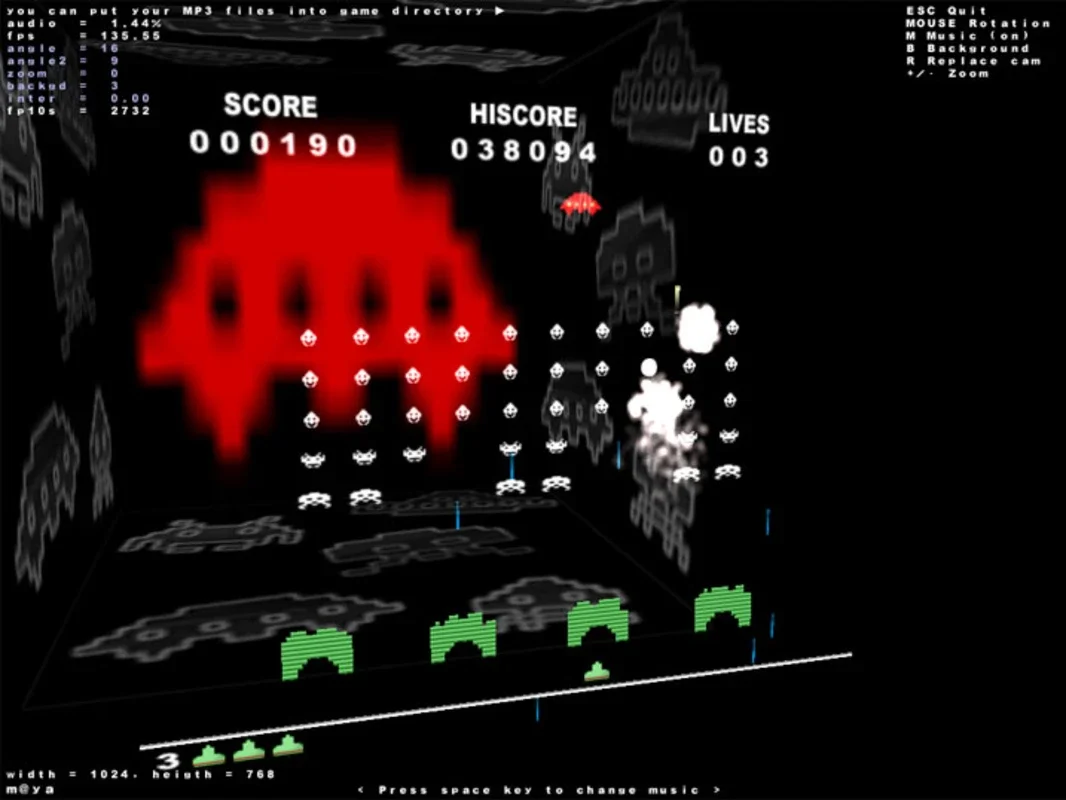 Space Invaders OpenGL for Windows - Enjoy Free Gaming