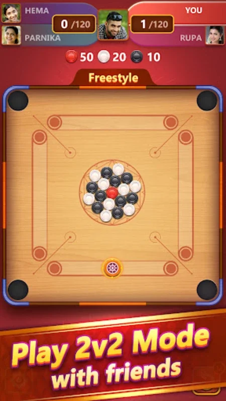 Carrom Go - Disc Board Game for Android: Offline Multiplayer Delight