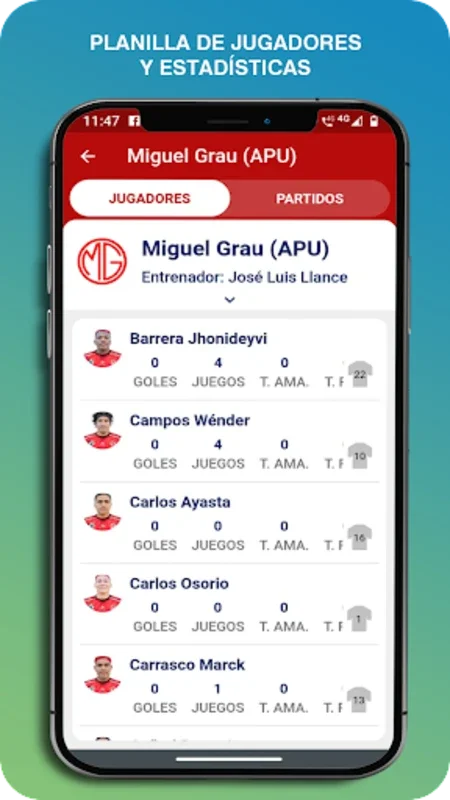 FutPlay for Android: Explore Peru Amateur soccer