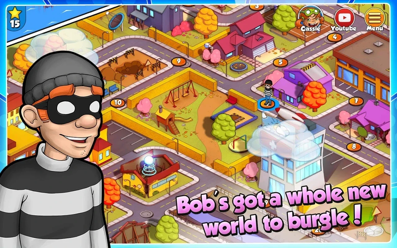 Robbery Bob 2: Double Trouble for Android - No Downloading Required