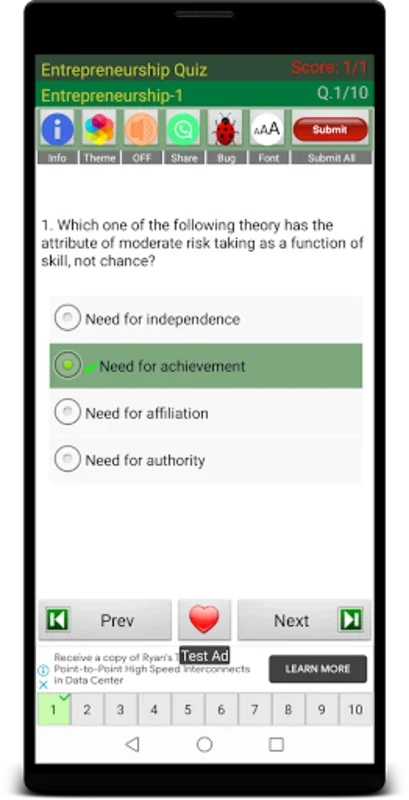 Entrepreneurship Quiz for Android - Enhance Your Skills