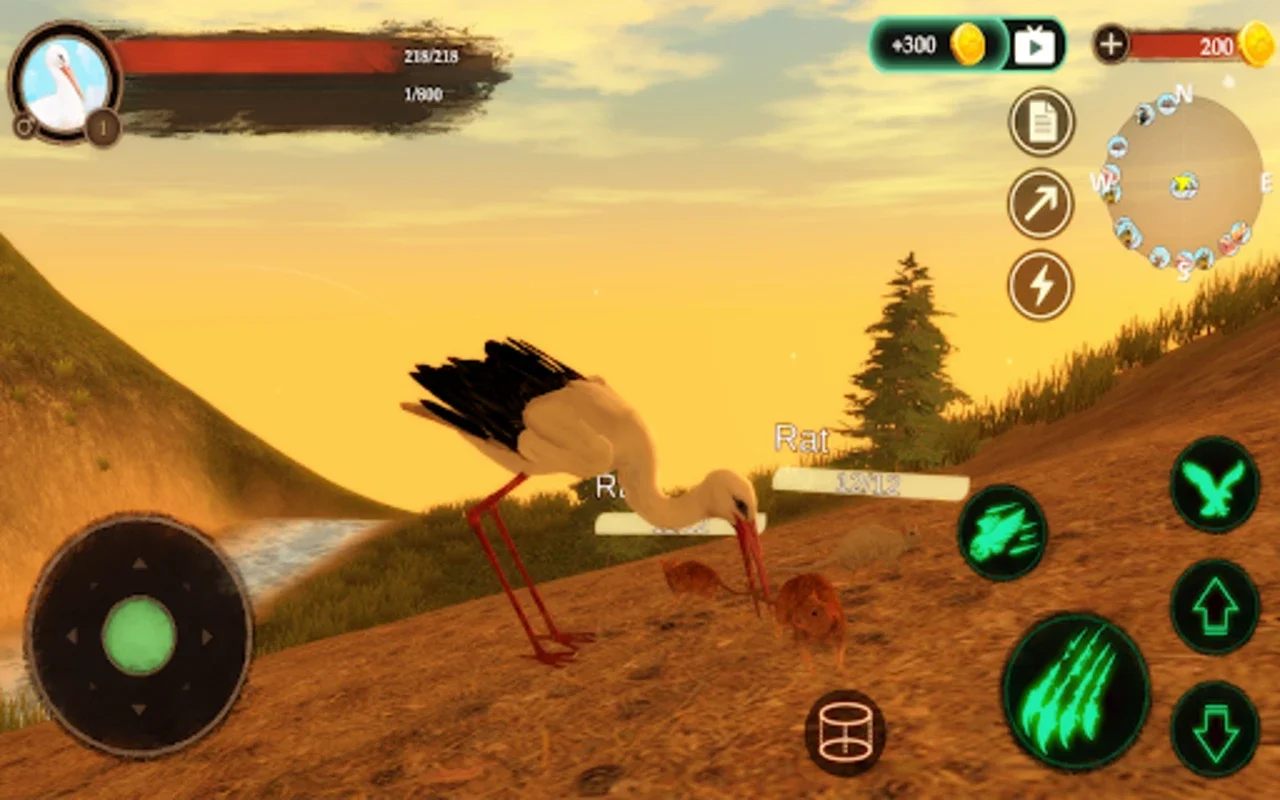 The White Stork for Android - Realistic Survival Adventure