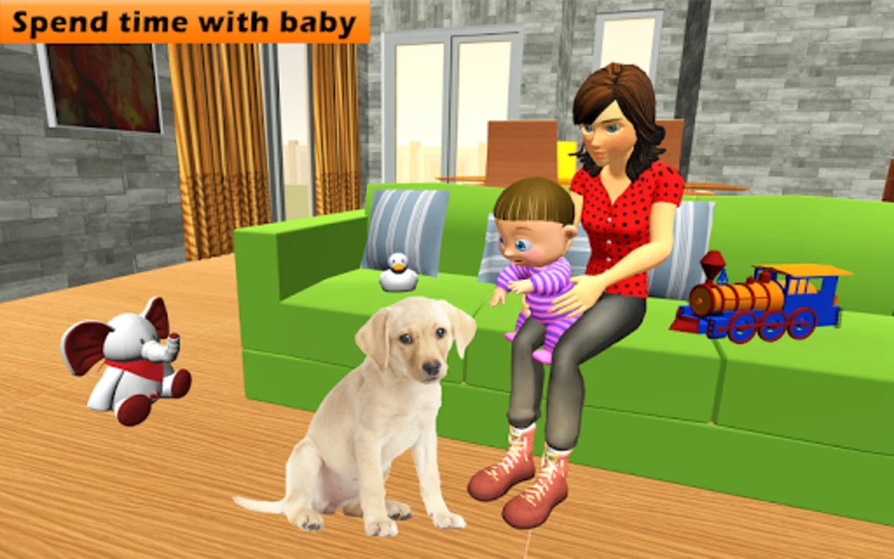 Virtual Mom Baby Care for Android - Manage Family Life in a Virtual World