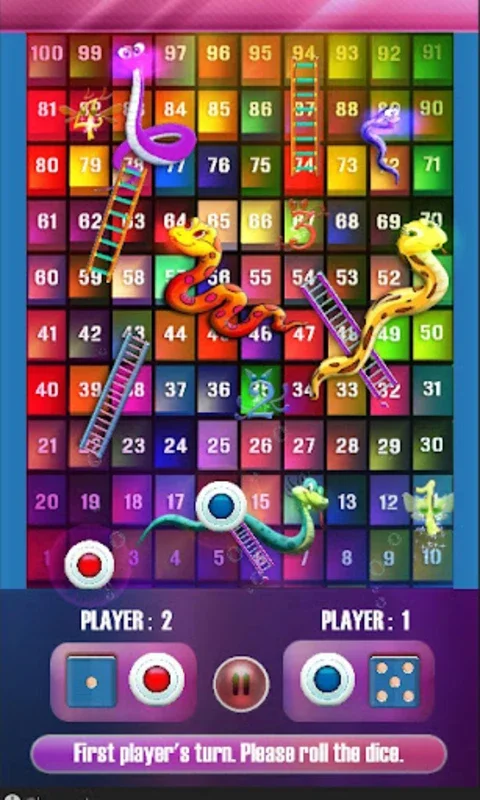 حية و درج : Snake And Ladder for Android - Strategic Fun