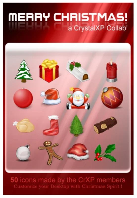 Merry Christmas Icon Pack for Windows: Festive Icons for a Holiday Desktop