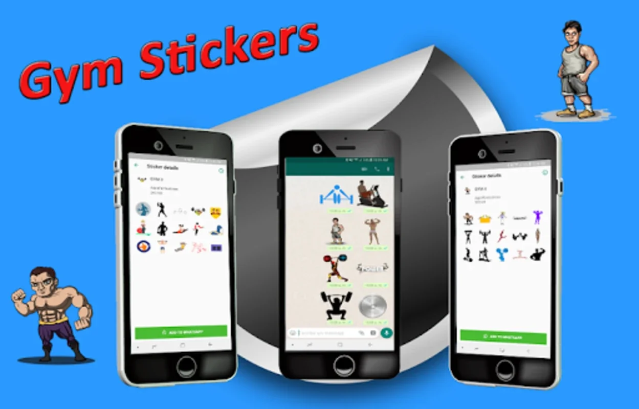 Fitness Gym Stickers WAStickerapps for WhatsApp on Android