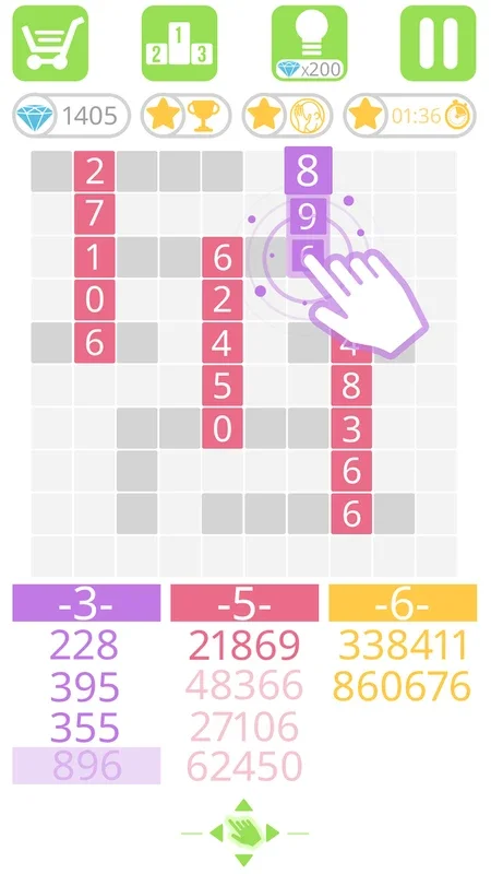 Numbers Crossed for Android - A Mind-Puzzling Game