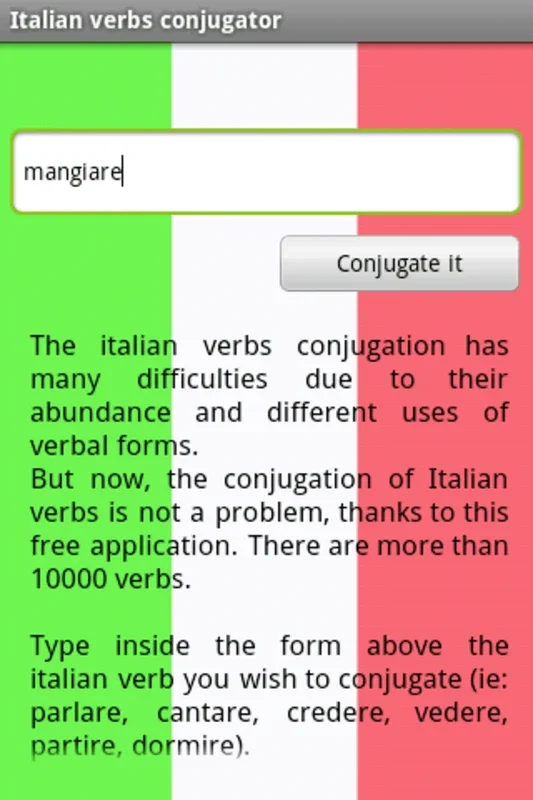 Verbi Italiani for Android - Master Italian Verb Conjugation