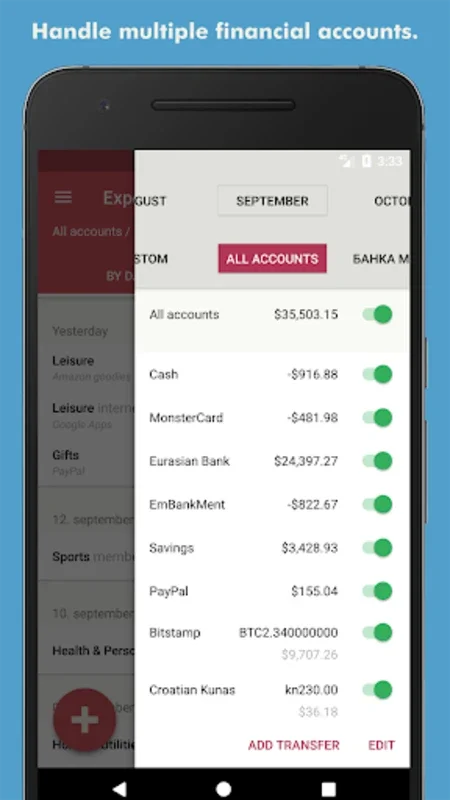 Toshl Finance for Android: Simplify Your Money Management