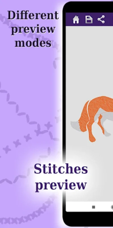 Embroidery: Stitch View & Convert for Android - Manage and Convert Embroidery Designs