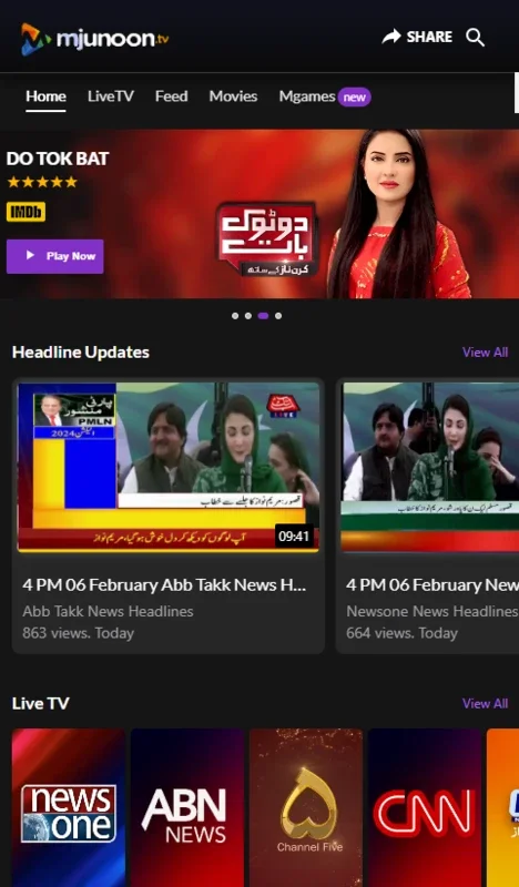 mjunoon.TV for Android - Free VOD Platform