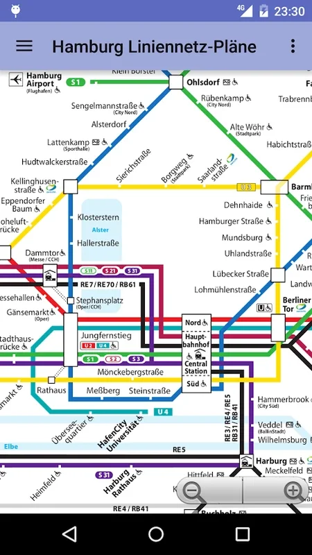 Hamburg Transit Maps for Android - Seamless Navigation