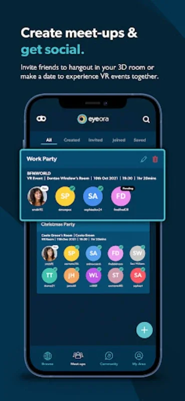 eyeora VR for Android - Premium VR Content and Social Features