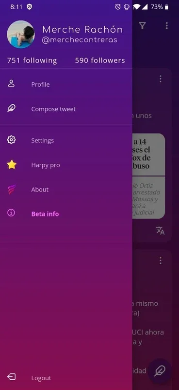 Harpy for Twitter for Android - Enhance Your Twitter Experience