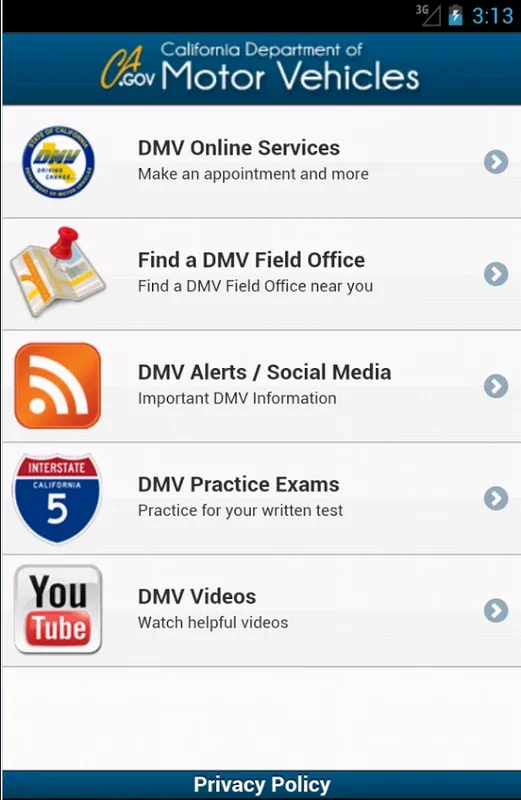 DMV NOW for Android - Simplify DMV Services