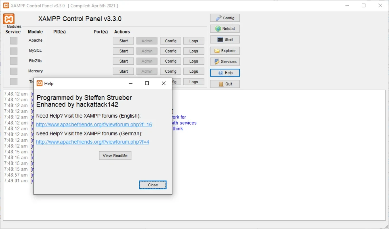 XAMPP for Windows - Quick Web Server Setup