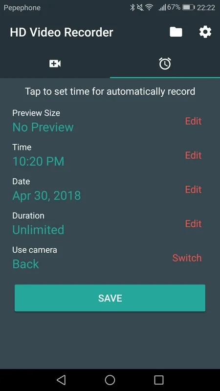 HD Video Recorder for Android - Record High-Quality Videos