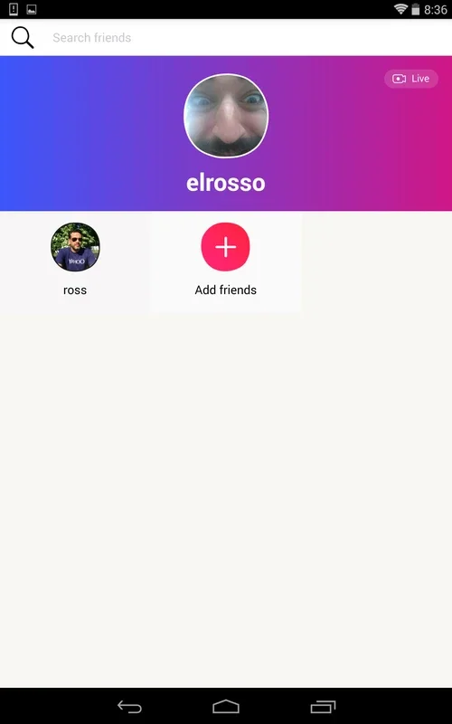 Yahoo Livetext for Android - Connect with Friends via Video Streaming