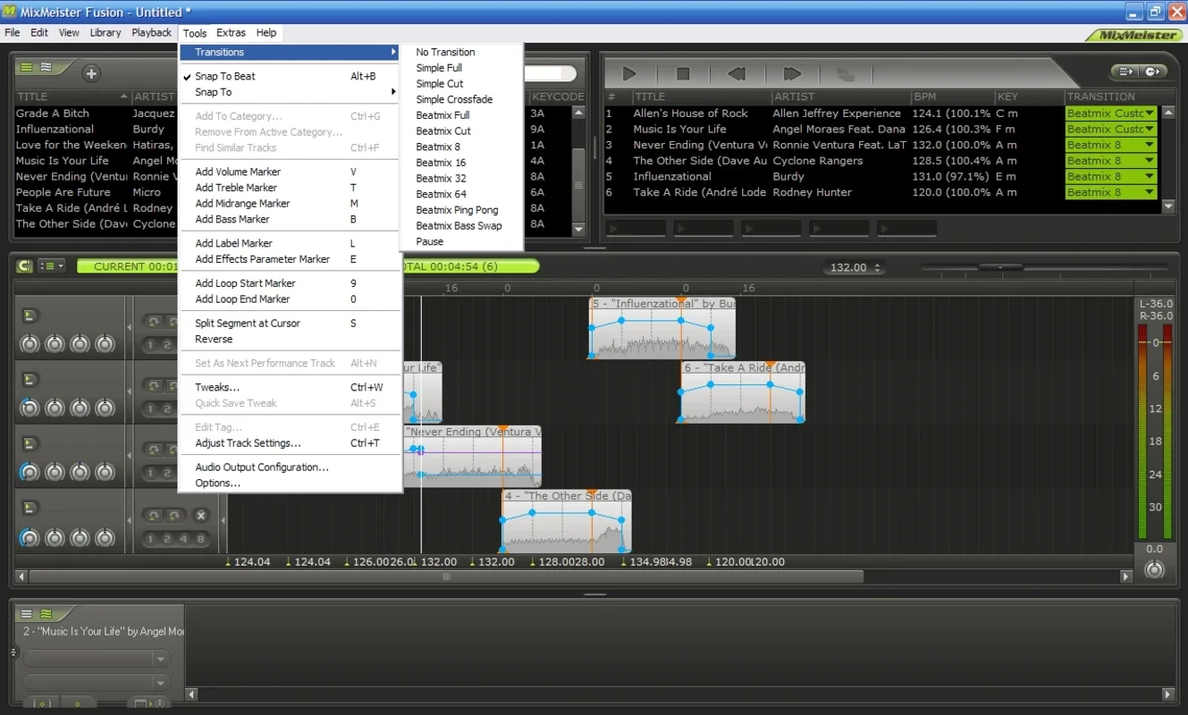 MixMeister Fusion for Windows - Create Professional DJ Sessions