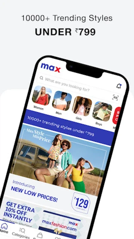 Max Fashion India for Android - Trendy Fashion at Your Fingertips