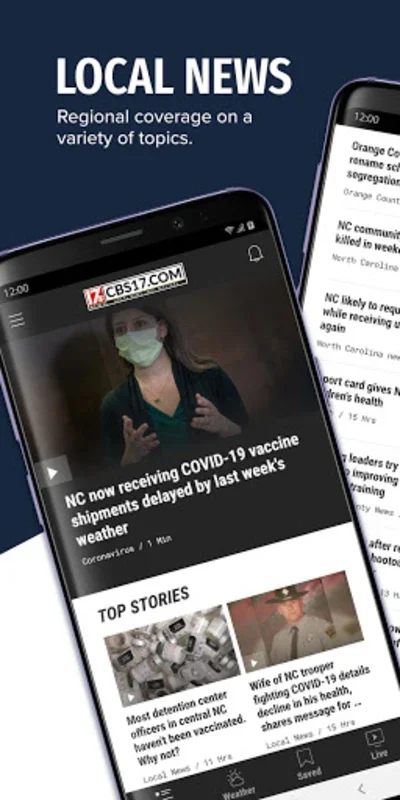 CBS 17 News for Android - Local Updates at Your Fingertips