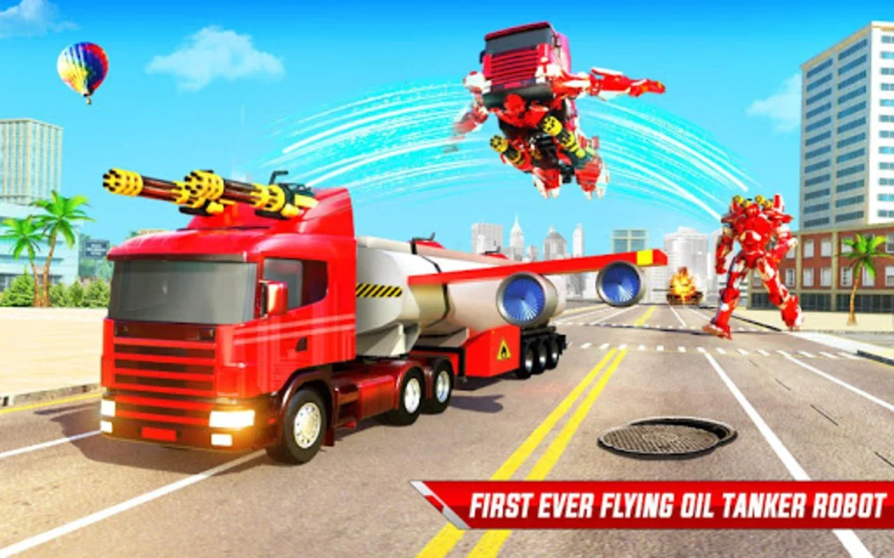 Dino Robot Truck Transform for Android - Battle Aliens