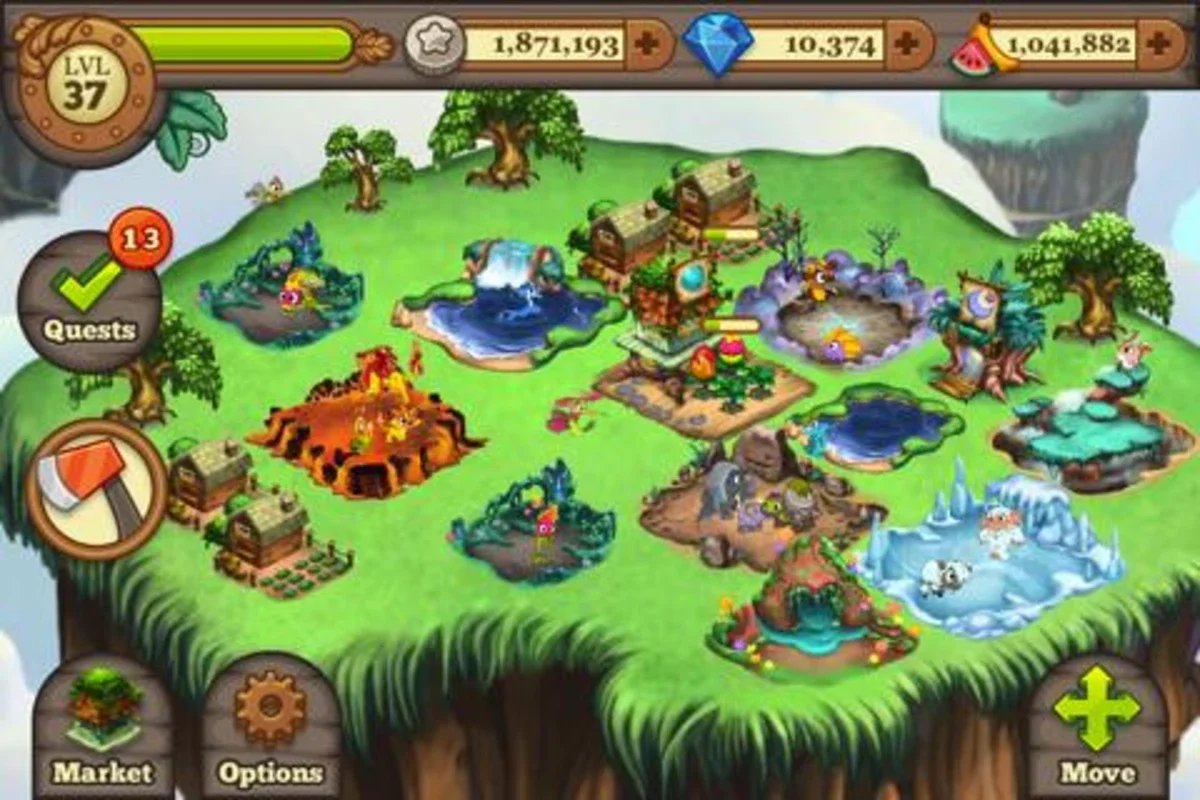 Tiny Monsters for Android: Care for Magical Creatures