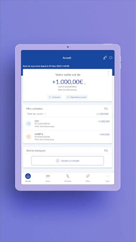 La Banque Postale Android App - Manage Finances On-the-Go