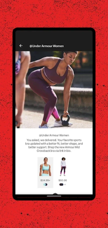 Under Armour Shoes & Clothes for Android - Shop Premium Fitness Attire