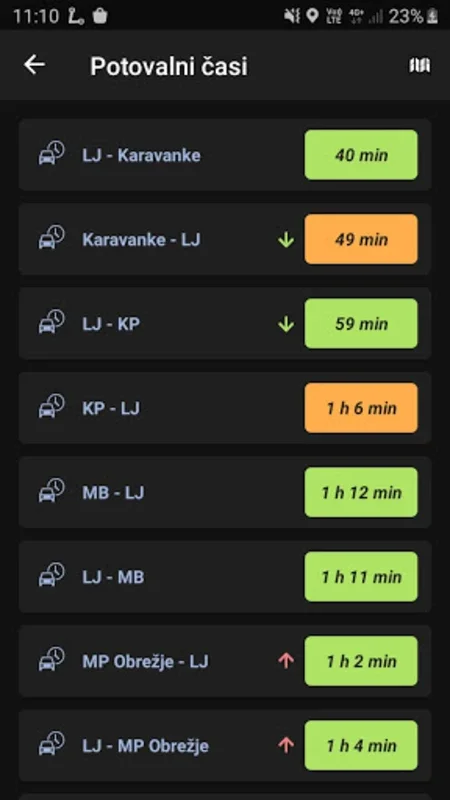 Promet+ for Android: Road Conditions & Traffic Info