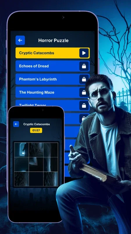 Coral Chills: Explore Horror, Paranormal News, and Puzzles on Android