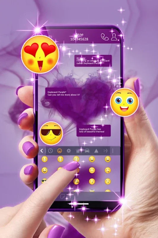 Keyboard Purple Passion for Android - Unlock Advanced Typing