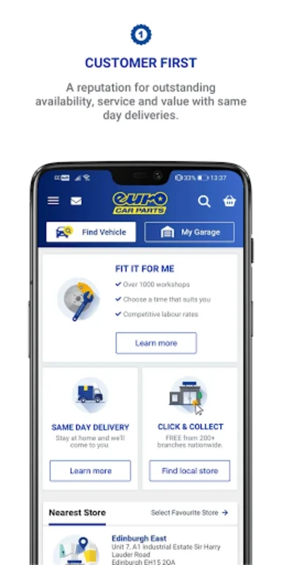 Euro Car Parts - Official App for Android: Quality Parts at Your Fingertips