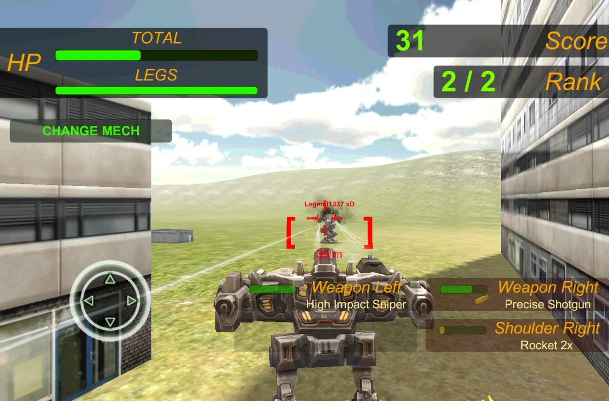 Extreme Battle Mech War for Android - Intense Mech Combat